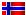 Laenderflagge Oslo Nordlys
